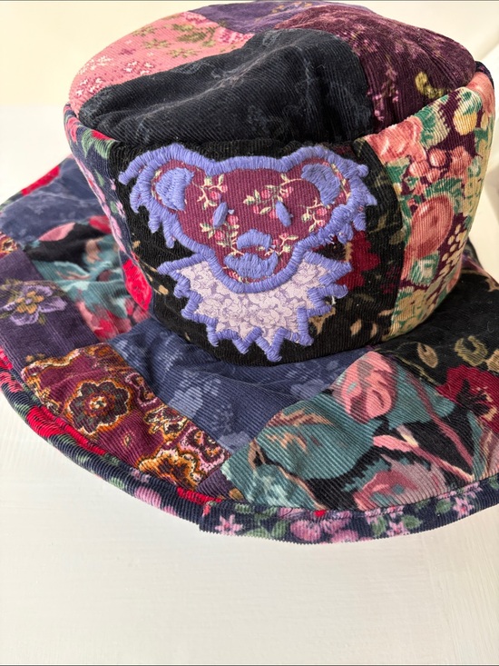 Gypsy Rose Accessories - Gypsy Rose Grateful Dead Patchwork Velvet Bucket Hat